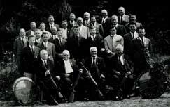 Gruppenaufnahme zur Einweihung der Anlage 1966